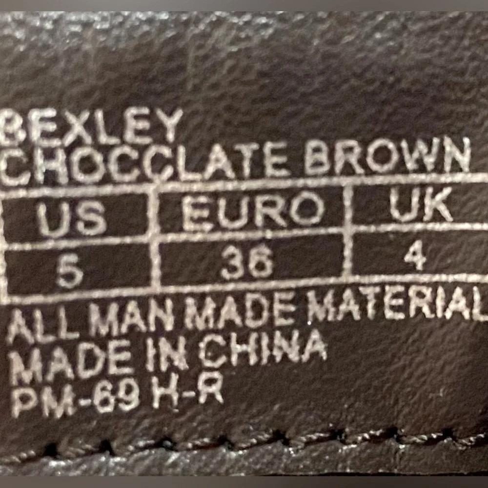 MICHAEL KORS Bexley Chocolate Brown Leather Zip-up Boots MK Buckle Size 5 - Picture 6 of 9